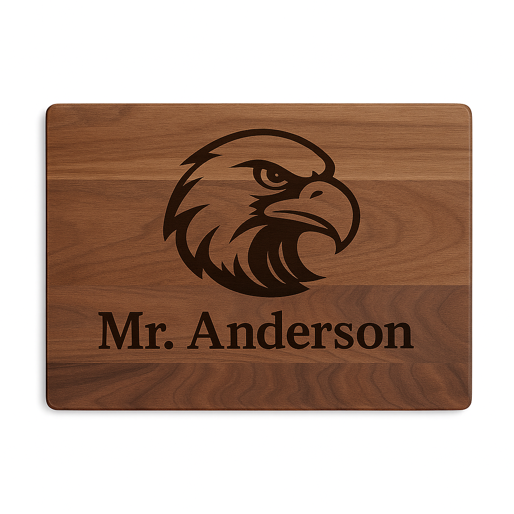 Personalized Walnut Cutting Board