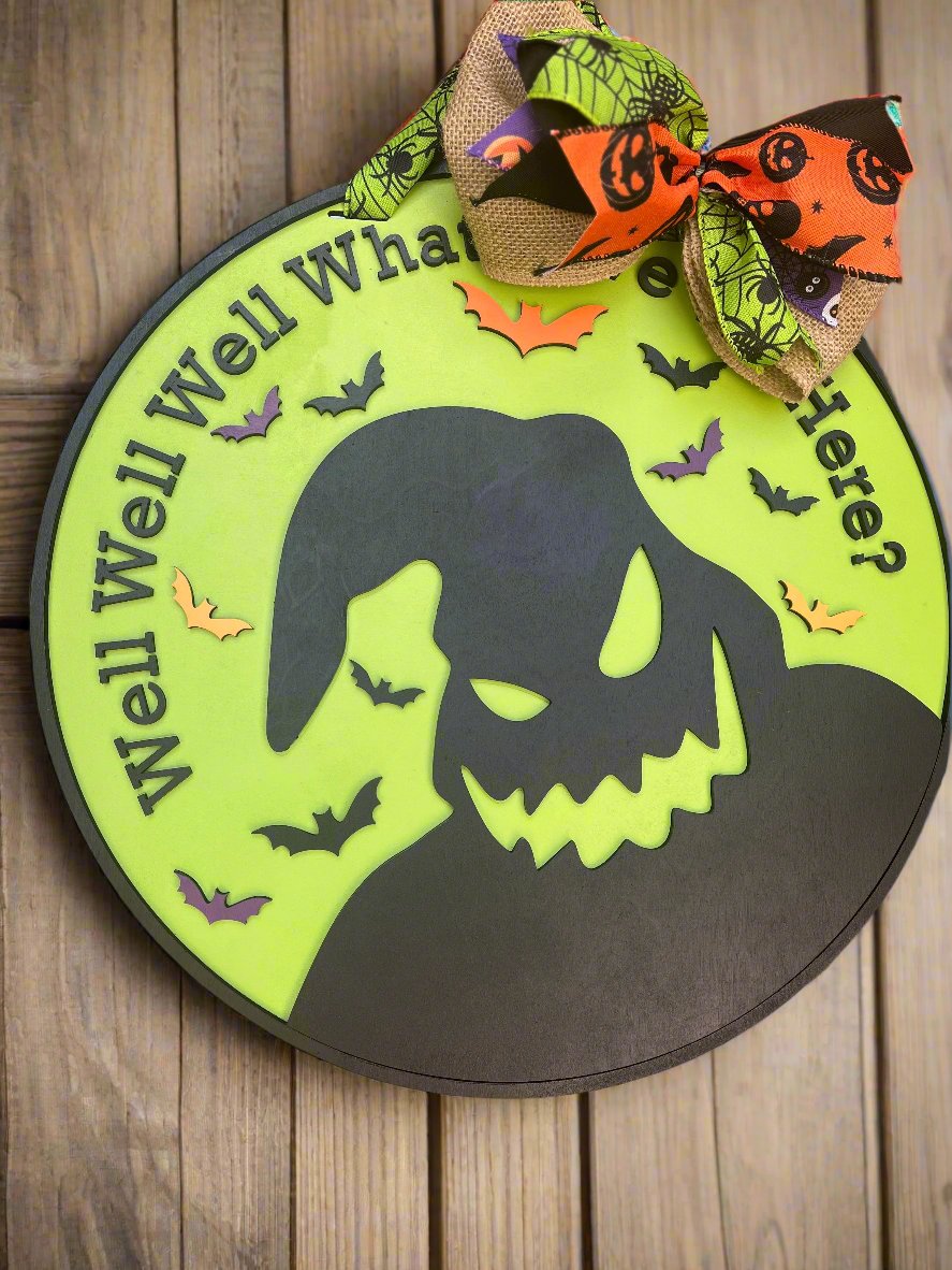 Halloween Well Well Well Door Hanger
