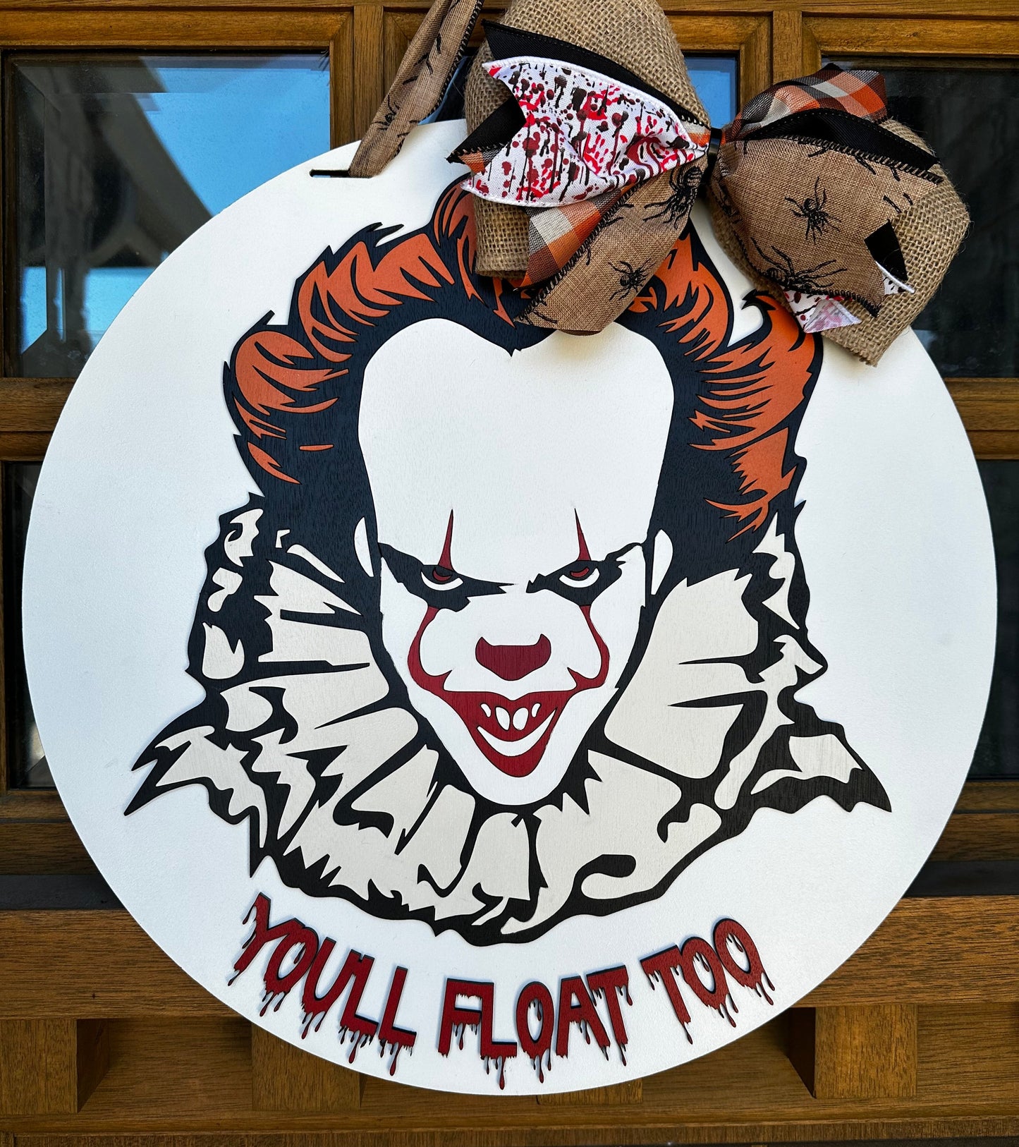 Halloween Clown Door Hanger