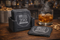 Engraved Monogram Slate Coasters