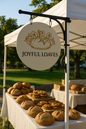 Custom Tent Sign + Bracket Set