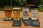 Engraved Monogram Slate Coasters