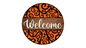 Welcome Flourish Door Hanger